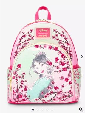 Loungefly Disney Mulan Cherry Blossom Mini Backpack